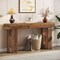 63" Modern Wooden Console Sofa Table for Living Room and Entryway